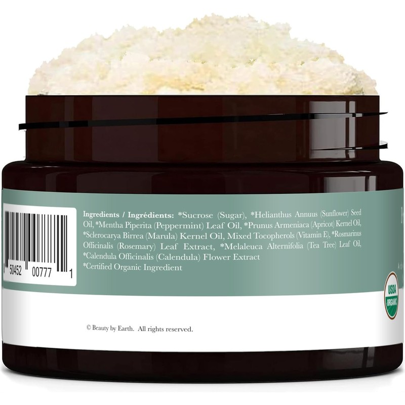 Beauty by Earth- Exfoliante corporal orgánico de árbol de té