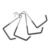 DOITOOL 4pcs Heavy Duty Wall Mount Hooks Garage Bike Wall
