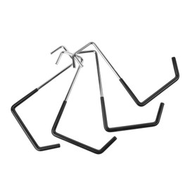 DOITOOL 4pcs Heavy Duty Wall Mount Hooks Garage Bike Wall Hanger Ladder Storage