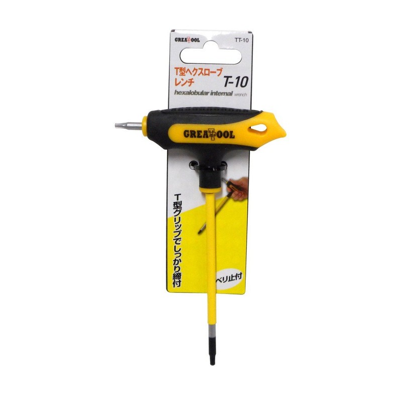 GREATTOOL T-10 TT-10 Hex Lobe Wrench