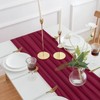 AOKSUNOVA Table Runner Chiffon Bordeaux Red 70 x 400 cm