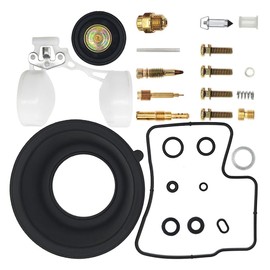 2-Pack Carburetor Carb Rebuild Repair Kits with Float Diaphragm Replacement for Honda VT1100 VT 1100 1997-2005