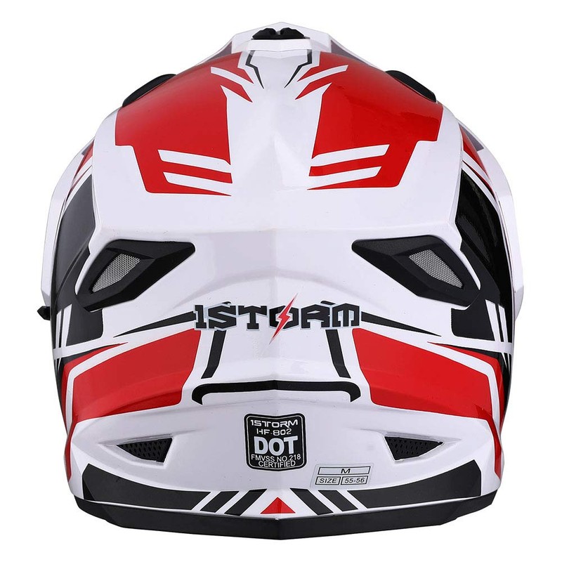 1Storm Dual Sport Motorcycle Motocross Off Road Full Face Helmet