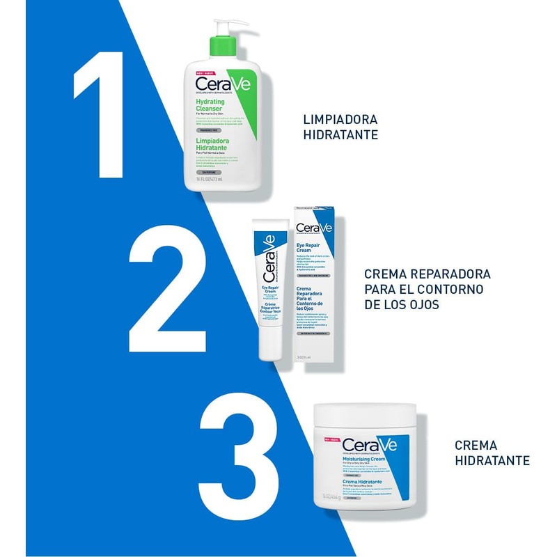 CeraVe Crema Hidratante Facial y Corporal para Piel Seca 454g