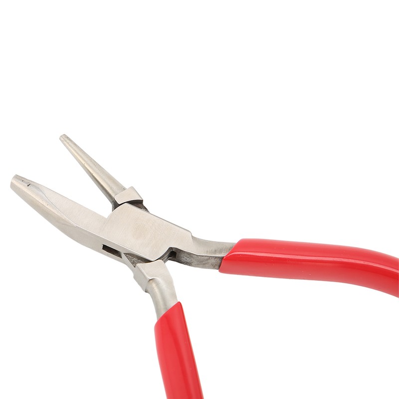 Jewelry Plier Slotted High Carbon Steel Rubber Handle Wire Bending