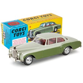 Corgi Toys Model Club 224 - Bentley Continental Sports Saloon, Green,silver,black