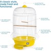 HomeStock Elegant Escape Small Round Bird Cage with Graceful Design,