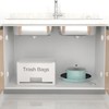 STWWO Large Trash Bag Holder Dispenser, Metal Garbage Bag Dispenser