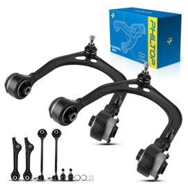 PHILTOP Front Control Arms for 2006-2023 Charger, 2009-2023 Challenger, 2005-2023 300, K620177 K620178 K010536 K010535 K010534 K80996 Suspension Kit