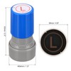 PATIKIL Letter Stamps Self Inking, 2Pcs Alphabet l Character Teacher