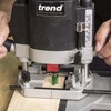 Trend CraftPro Straight Two Flute Router Cutter Bit, 1/4 Inch