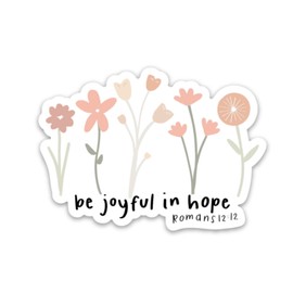 Swaygirls faith magnets | Religious magnets | Christian fridge magnets | Bible verse quote magnets | Joyful in hope | Romans 12:12 magnet
