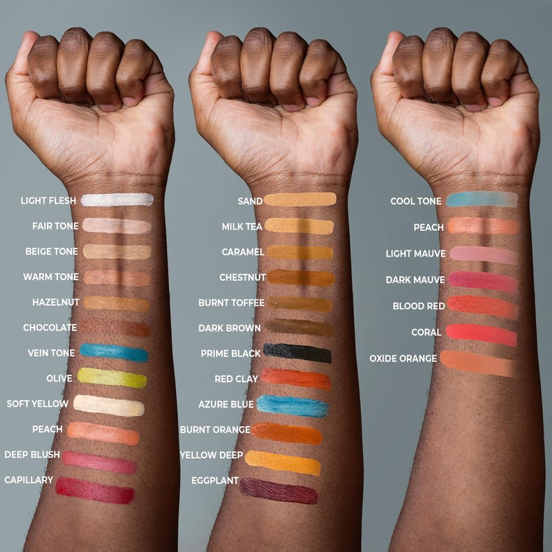 Narrative Cosmetics Alcohol Palette Refill Pans - Skin Tones -