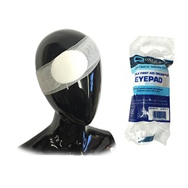 5 Pack of QUALICARE Premium FIRSTAID STERILE Medical Round Eye PAD Patch Bandage DRESSINGS