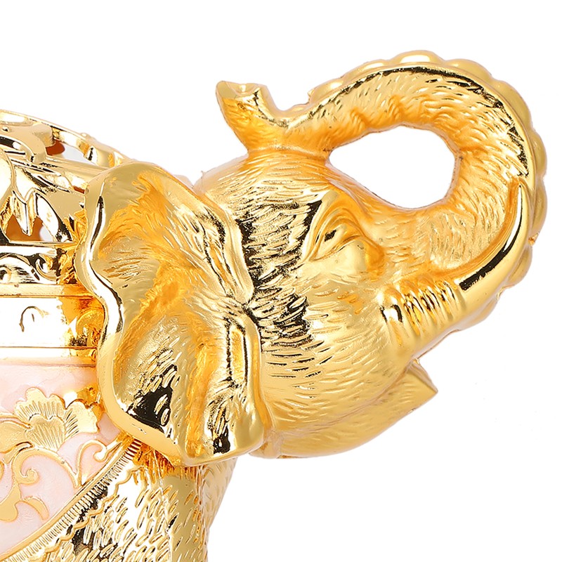 Elephant Shaped Incense Burner Aromatherapy Ornament for Living Room Entryway