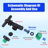 8079-PP-50 Sprayer Tip Strainer, 50 Mesh Stainless Steel Spray Nozzle