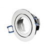 IP44 Aluminium Recessed Spotlight, Glossy Chrome, Suitable for Bathroom/Wet Rooms,