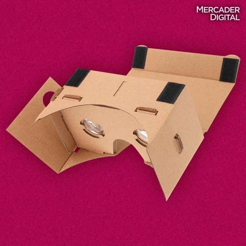 Mercader Digital 5 Pz Google Cardboard Visor Realidad Virtual Lente