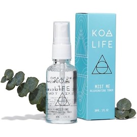 Koa Life Mist Me Rejuvenating Toner - Hydrating Facial Mist Spray, Anti-Aging Properties, Vegan, Witch Hazel, Eucalyptus Face Spray - 1 FL OZ