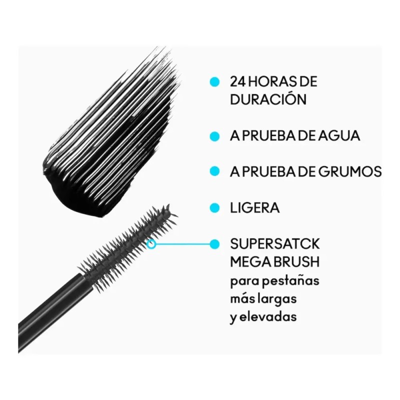 Máscara de Pestañas MAC MACStack | Black Stack | Waterproof