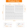 TORACK Metal Pegboard Panels and Hooks for Garage, Workbench, Shop,
