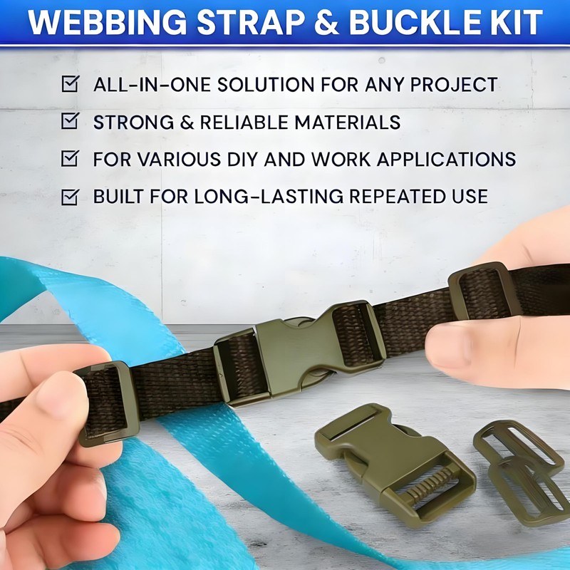 YinzPlus Army Green Side Release Buckles for 1 Inch Width