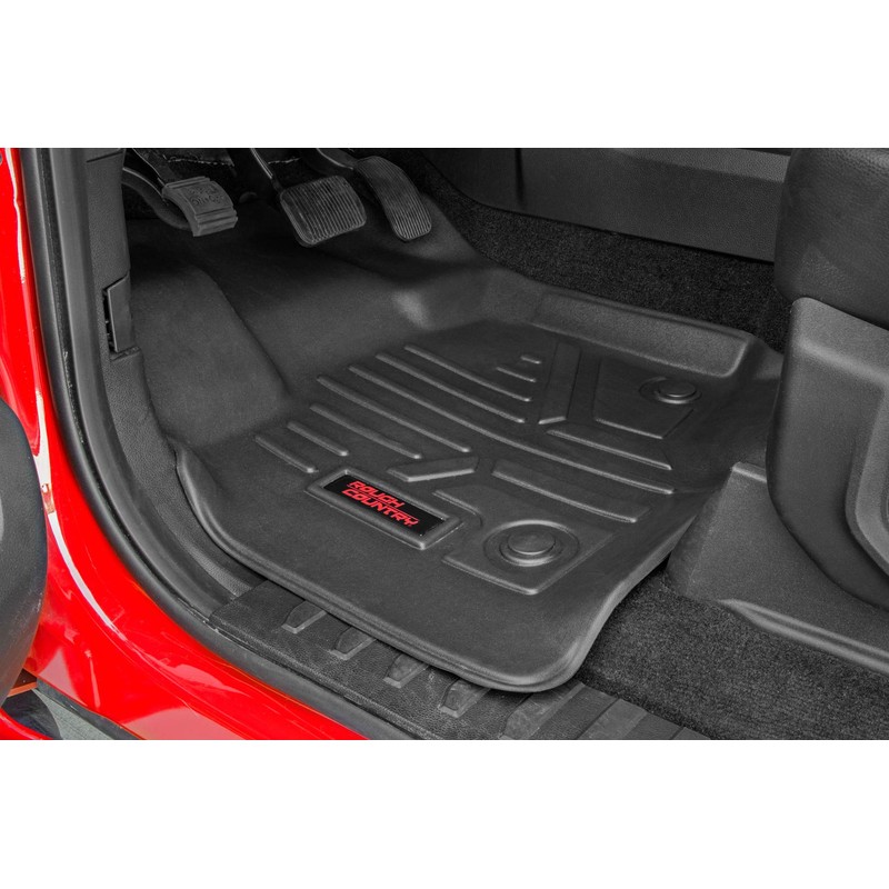 Rough Country All Weather Floor Mats for Ford F-250/F-350 SuperDuty