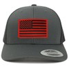 Armycrew Gorra de malla con diseño de bandera americana, color