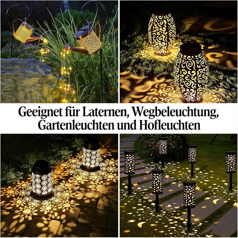 HELESIN Solar Lights Replacement Parts 10.4 cm, IP65 Waterproof Solar