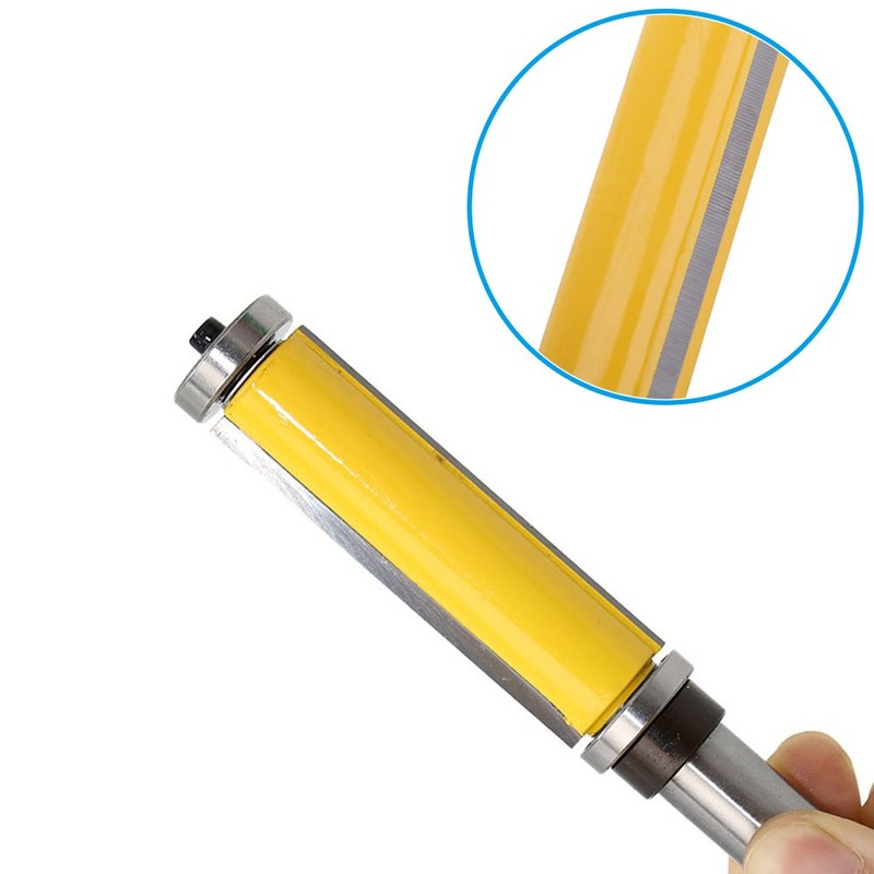 Bestgle 1/2 Inch Shank Pattern Flush Trim Trimmer Router Bit