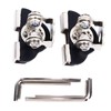 2Pcs LED Light Bar Mounting Bracket A Pillar Hood LED
