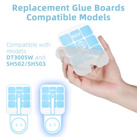 Raindot 20 Pack Trap Refill Compatible with Saferr Home Fly Trap Refill,Applicable to SH502SH50323005-06 and DT3005WDT3005W-DS3,Indoor Fly Trap Plug-in Insect Trap Replacement (20)