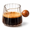5 oz Espresso Cup, Borosilicate Glass Espresso Cup with Wooden