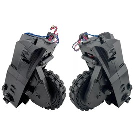 SCREENTRONICS Left and Right Wheels with Motor Unit Assembly Replacement for Ecovacs OZMO Deebot T8, T8+, AIVI T8+, T9+, N7, N8 Pro, N8 Pro+, N10, N10 Max+ Robotic Vacuum Cleaners