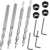 4 Pieces 3/8 Inch Pocket Hole Drill Bit with Depth