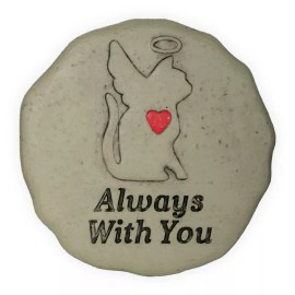 Angel Star Pet Memorial Cat Angel Always With You Garden Stone 49806