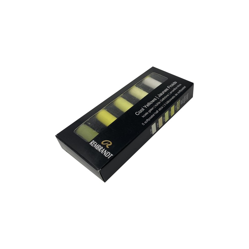 Rembrandt Professional Soft Pastel Set Cool Yellow | 5 Half