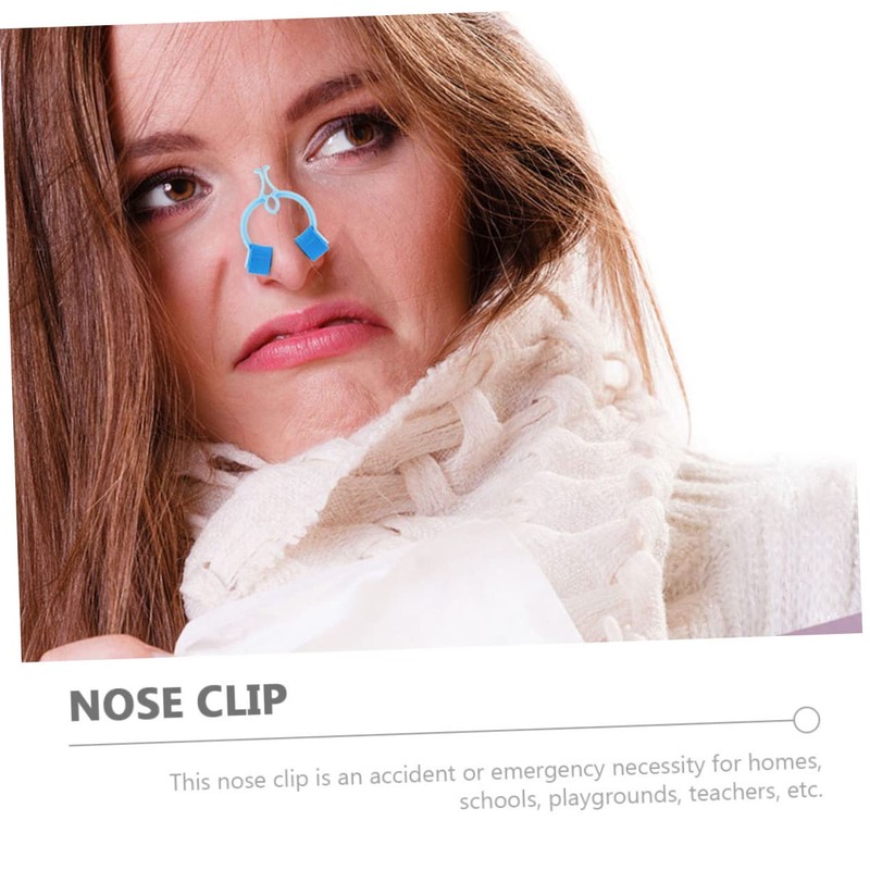 FOMIYES 4sets Nosebleed Stopper Clips Portable Nasal Nose Clips for