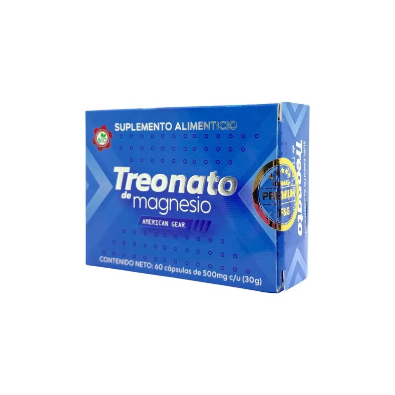 Treonato Magnesio Cápsulas American Gear Sabor