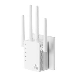 WiFi Extender Signal Booster, 1200Mbps Dual Band 2.4G&5.0G Signal WiFi Booster, WiFi Extender Covers Up to 13888 Sq.ft and 150+ Devices, WiFi Repeater with Ethernet Port - Internet Booster for Home