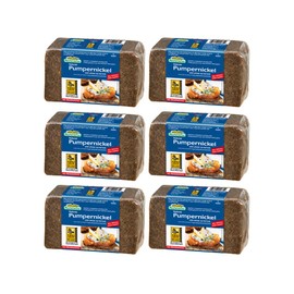 Mestemacher Whole Grain Bread (Pumpernickel, 17.6 oz, pack of 6)