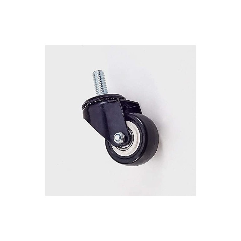 Swivel Caster Wheels 2" PU 360 Degree Caster Wheel Threaded