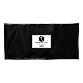 MJ Commercial-Grade Vacuum Sealer Bags for Food Storage, Sous Vide | 50 Pack (11" x 24" 5 Mil, All Black)