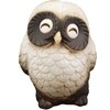 信楽焼 Figurine White The Senshi Owl (Large) Width 15x Back 13.5 X Height 20 cm 554 – 01 