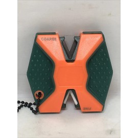 AccuSharp Orange/Green Sharp-N-Easy 2 Stage Coarse/Ceramic Knife Sharpener 335CD