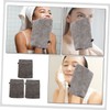 WOONEKY 3pcs Microfiber Face Cloths Face Scrubber for Acne Makeup