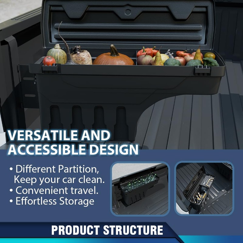 PIT66 Truck Bed Storage Tool Box Left and Right Side