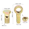 X AUTOHAUX 2 Sets Hollow Screw 14 mm Internal Hollow