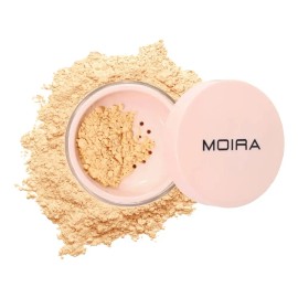 Polvo Fijador De Maquillaje Loose Setting Powder Moira Tono 002 BANANA