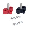 JIQI 2Pcs Bus Bar Terminal Block 5/16" Single Stud Battery